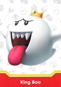 King Boo enemy card from the Super Mario Trading Card Collection