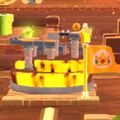 Screenshot of the level icon of Red-Hot Run in Super Mario 3D World