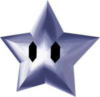 A data render Silver Star from Super Mario 64 DS.