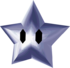 A data render Silver Star from Super Mario 64 DS.