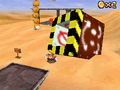 A grounded Tox Box in Super Mario 64 DS