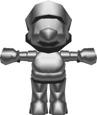 Model of Metal Mario from Super Mario Odyssey.