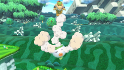 Bowser Jr. using Abandon Ship in Super Smash Bros. Ultimate