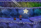 Mario and Goombario on Shooting Star Summit