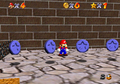 Mario collects Blue Coins