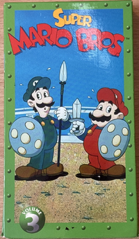 Cover of the Super Mario Bros.: Volume 3 Canadian VHS