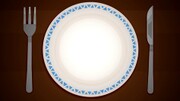 An empty plate