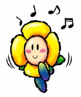 Artwork of a Crazee Dayzee in Yoshi's Island DS