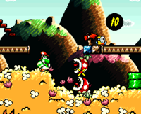 SUPER MARIO WORLD 2 YOSHI'S ISLAND - Gameplay do Início! 