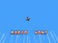 A minigame ending from Mario Party 3
