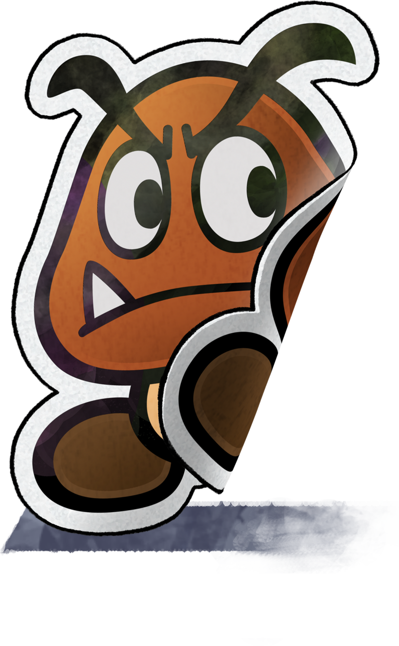 Crinkle Goomba Super Mario Wiki The Mario Encyclopedia 3599