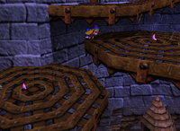 A set of purple Bananas in Creepy Castle.