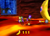A Golden Banana for Donkey Kong on DK Isles.