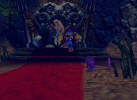 A set of purple Banana Coins in Gloomy Galleon.