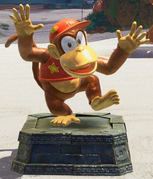 File:DKB Diddy Kong Statue.jpg