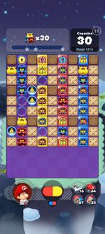 Stage 1214 from Dr. Mario World