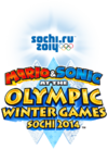 Final English logo of Mario & Sonic at the Sochi 2014 Olympic Winter Games