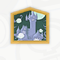 A sticker in Mario Kart World