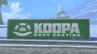 Koopa Body Coating advert in Mario Kart World