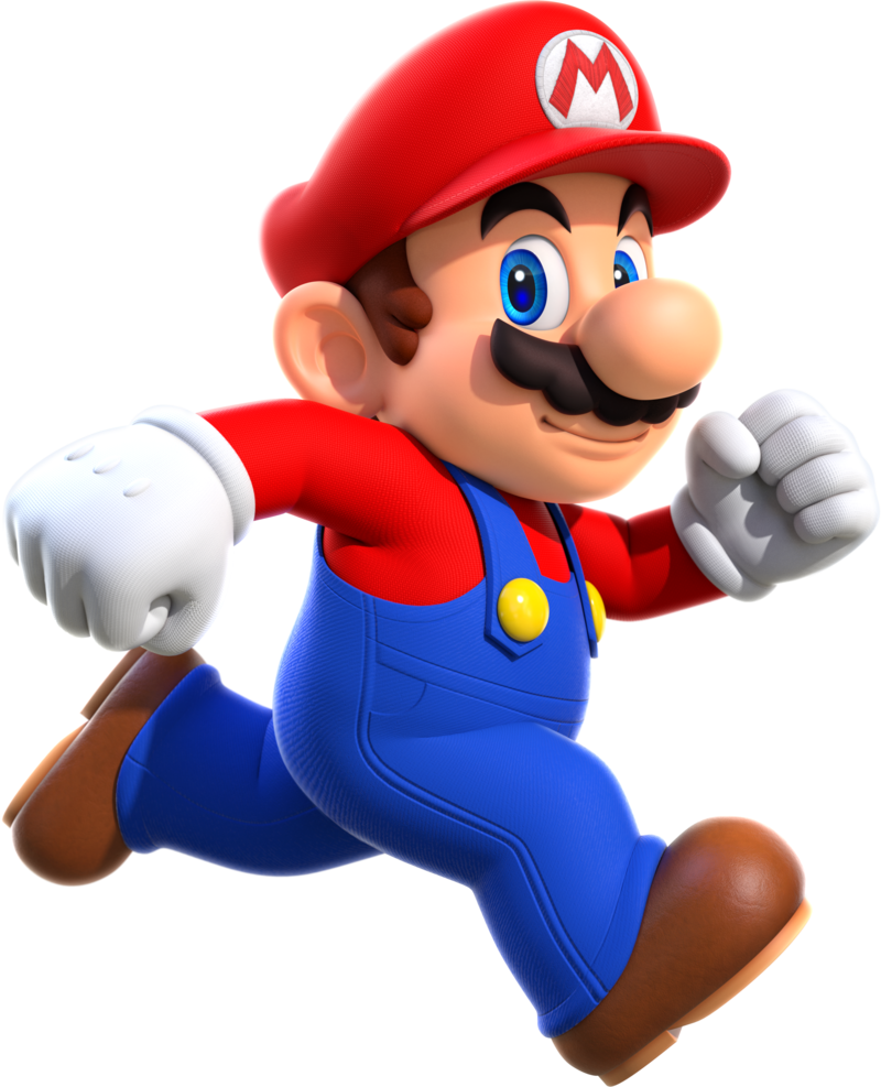Artwork of Mario in Super Mario Run