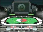 A stage from Super Smash Bros. Melee