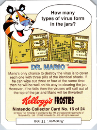 One of the Nintendo Collector Cards.