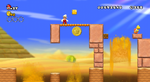 Star Coin in World 2-1 of New Super Mario Bros. Wii