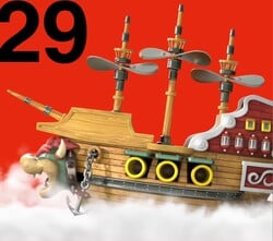 Bowser's Airship as it appears in Nintendo Today!