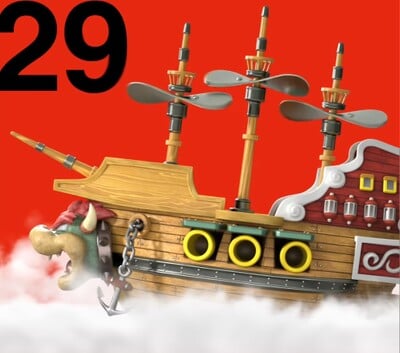 Carte Bowser's Airship