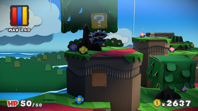 Location of the 9th hidden block in Paper Mario: Color Splash, revealed.