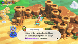 A Poplin Shop from Super Mario Bros. Wonder