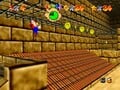 Mario traversing the pyramid's upper area