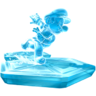 Artwork of Ice Mario from Super Mario Galaxy.
