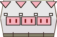 Sprite of a Hogarithm from Super Paper Mario.