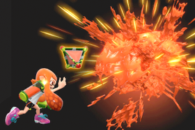 The Inkling's down special in Super Smash Bros. Ultimate.