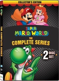DVD box set cover for the Super Mario World TV show.