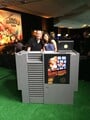 Bill Trinen with Krysta Yang (host of the Nintendo Minute web series) at Comic-Con International 2014