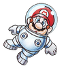 Mario in space from Super Mario Land 2.