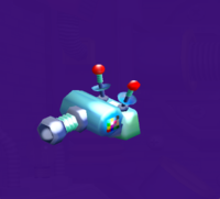The E. Gadd Cannon from Mario Party 5's Super Duel Mode.