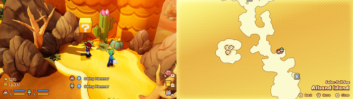 First block in Allsand Island from Mario & Luigi: Brothership