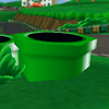 A pipe obstacle in Mario Kart: Double Dash!!