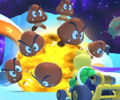 Thumbnail of the Donkey Kong Cup challenge from the Rosalina Tour; a Goomba Takedown challenge set on 3DS Rosalina's Ice World (reused as the Kamek Cup's bonus challenge in the Autumn Tour)