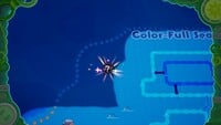 Shroonken Islet being revealed during the Letter from a Drifting Island side quest in Mario & Luigi: Brothership.