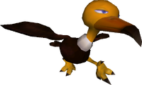 Model render of a Klepto from Mario Party 4