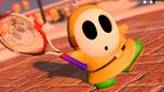 Yellow Shy Guy's entrance pose