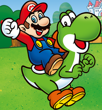 Mario & Yoshi jumping 2D.png