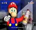 Spanish commercial for "Okey" brand milk and Super Mario 64