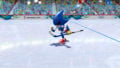 Metal Sonic in Ice Hockey in the Wii version of Mario & Sonic at the Olympic Winter Games