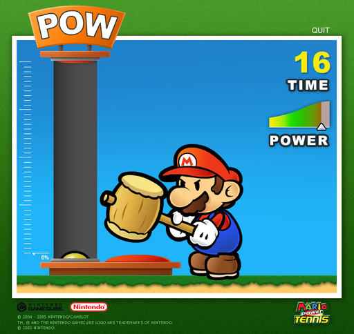 Mario Power Tennis - Hammer Power - Super Mario Wiki, the Mario ...