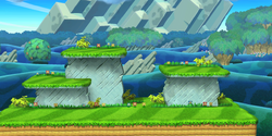 A stage from Super Smash Bros. for Wii U